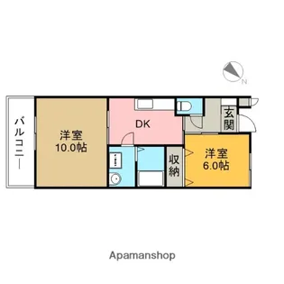 ロイヤルマンション【1階】の間取り