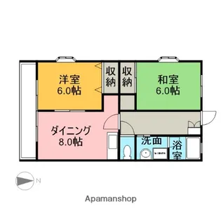 プレミールⅡ【2階】の間取り