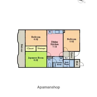 サクセスJ【202号室】の間取り