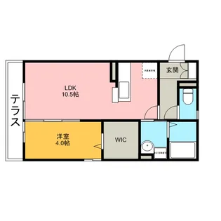 アドラーブル Ⅱ【1階】の間取り