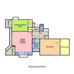 ザ・ルネサンスヒルズⅡ【1階】の間取り