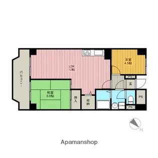 グリーンシティ藤重壱番館【3階】の間取り