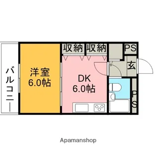 エスポワール【4階】の間取り