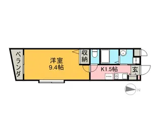 ベルベデーレ【2階】の間取り