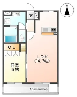 ESPOIR HILLS【3階】の間取り