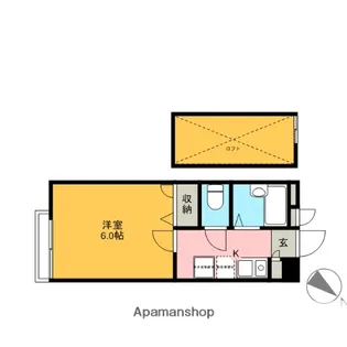 メインシティガーデンイースト【1階】の間取り