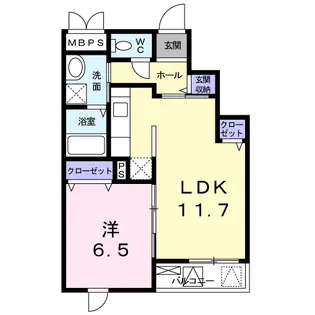レジーナⅡ【3階】の間取り