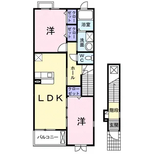 ベル・アンジュⅡ【2階】の間取り