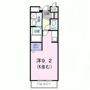 コンコールディア【3階】の間取り