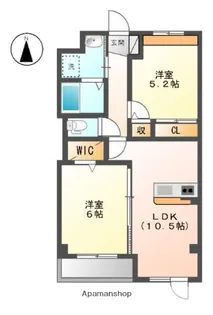 ウェントワース【1階】の間取り