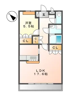 パストラル【1階】の間取り