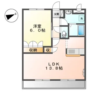 TIARA(ティアラ)【1階】の間取り