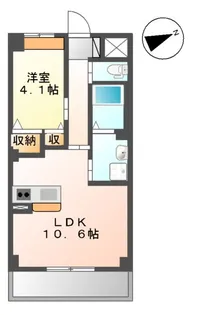 サクラス【3階】の間取り