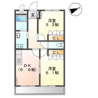プルミエール【3階】の間取り