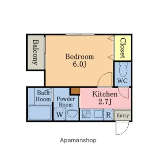 キャメル浦和美園ⅢC棟【102号室】の間取り