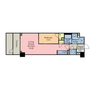 TSレジデンス東川口【1階】の間取り