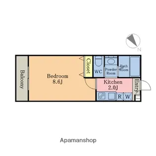 キャメル浦和美園Ⅳ【2階】の間取り