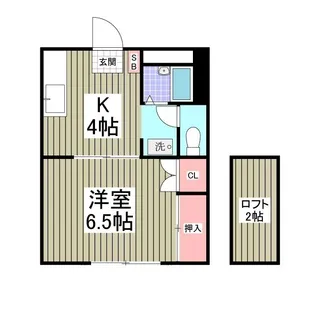 リブレス松原団地Ⅳ【1階】の間取り