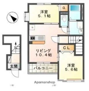 WI MAISON FELICE【206号室】の間取り