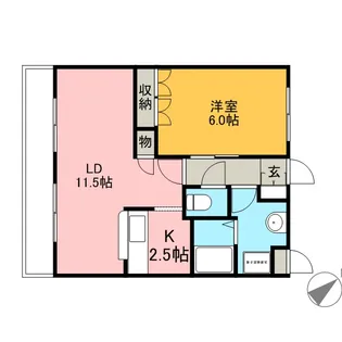 マーガレットガーデンⅢ【1階】の間取り