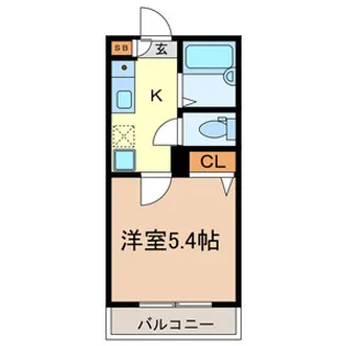シャルマン東川口【2階】の間取り