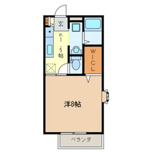ARCADIA GS Ⅲ【2階】の間取り