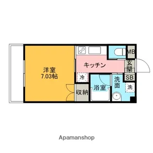 ローラル【202号室】の間取り