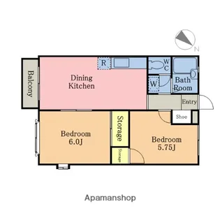 ICIPLAZA弐号館【2階】の間取り