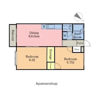 ICIPLAZA弐号館【2階】の間取り