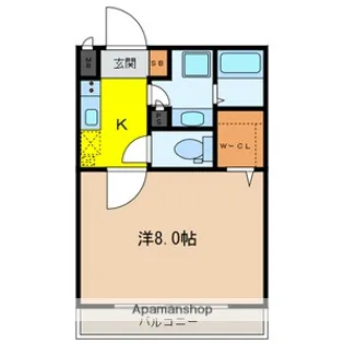 エイトガーデン【2階】の間取り