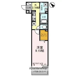 アクトルシェリア【2階】の間取り