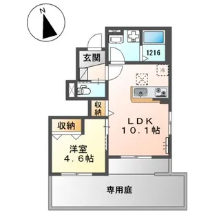 リラッサンテ(RILASSANTE)【1階】の間取り