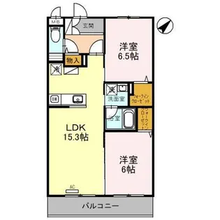 センカ【1階】の間取り