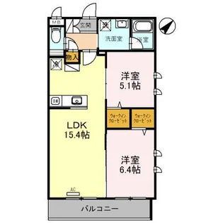 センカ【2階】の間取り