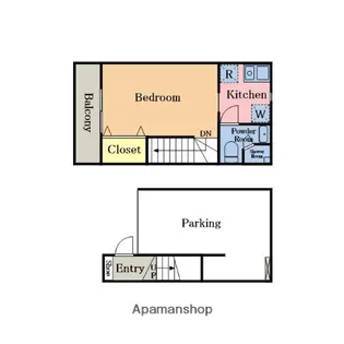 THE BLISS FORT URAWA【1階】の間取り