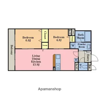 WSレジデンス【1階】の間取り