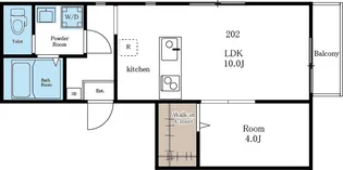 フェリスゲート東川口【2階】の間取り