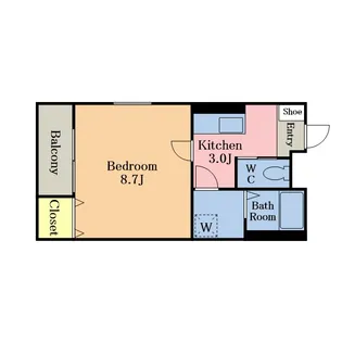 樹ーITSUKIー【3階】の間取り