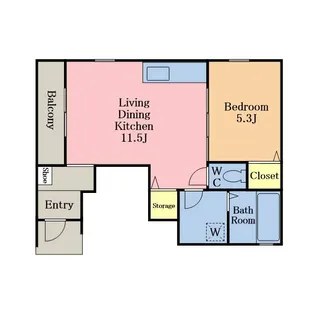 ジャルディニエ【1階】の間取り