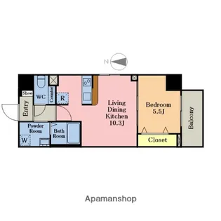 ワコーラビスタ【5階】の間取り