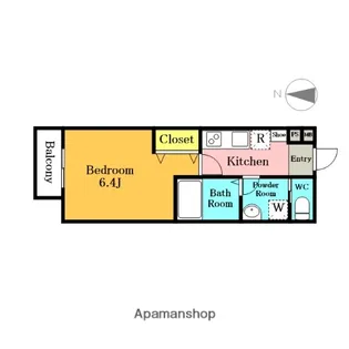 ジーメゾン川口安行ウィシェ【2階】の間取り