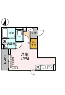 ステラ東川口【1階】の間取り