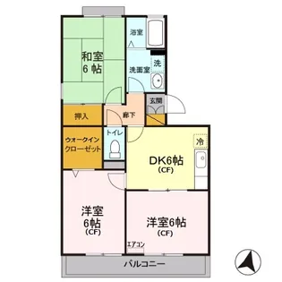 ジュネス【2階】の間取り