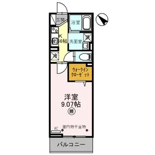 アクトルシェリア【3階】の間取り