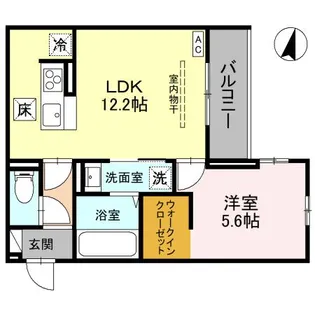 エンテスカリオン【1階】の間取り