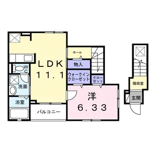 AMRITA Ⅳ【2階】の間取り