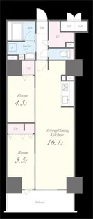 スターズスクエア浦和美園【4階】の間取り