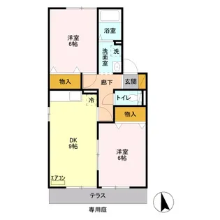 エターナル・ハピネス【1階】の間取り