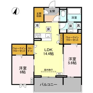 センカIII【1階】の間取り