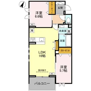 センカIII【2階】の間取り